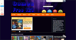 Desktop Screenshot of gamesfree123.com